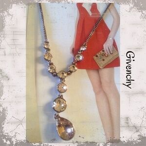 COPY - New - Givenchy brown gold y-necklace